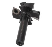 Cryfokt Spoilboard Surfacing Router Bit Durable 4 Flute Insert Planing Bit for Woodworkers High Carbon Steel for CNC Handheld Table Router Ideal for Fine Finishing