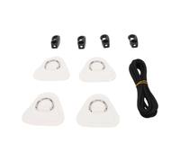 Cryfokt Stainless Steel D Patch Kit for Kayak Inflatable Boat Paddle