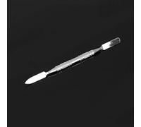 Cryfokt Stainless Steel Double Ended Wax Spatula Applicator for Special Effects Makeup, Lightweight Design, 2 Sizes Available, Ideal for Makeup Artists and Enthusiasts (Small)