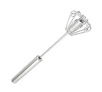 Cryfokt Stainless Steel Egg Blender Mixer, Ergonomic Handheld Beater for Quick Egg Mixing and Foaming, 11.8 X 2.4 in, Ideal Kitchen Tool