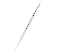 Cryfokt Stainless Steel Ingrown Toenail Cleaner Tool with Textured Grip for Precision Lifting and Treatment of Ingrown Nails for Personal and Professional Use 5.5" Length