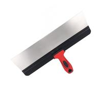 Cryfokt Stainless Steel Putty Cutter Durable Drywall Taping Cutter for Smoothing Plaster Non Slip Soft Handle for Paint, 14in