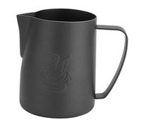 Cryfokt Stainless Steel Swan Milk Frothing Pitcher for Latte Art Coffee Steaming 480ml Capacity Ideal for Cafe Kitchen (Matte Black)