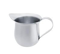 Cryfokt Straight-Sided Stainless Steel Frothing Pitcher Drip-Less Spout Coffee Cream 3oz (60ML)