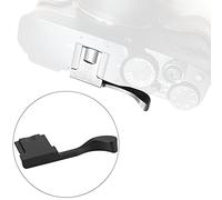 Cryfokt Sturdy and Durable Aluminum Camera Thumb Grip for Fuji X100T X-A5, Lightweight and Practical, Red (Black)