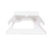 Cryfokt Sturdy Mesh Router Holder Flexible White ABS Neat Cable Management for V2 Table Top Suitable for Home Decor Pure White