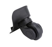 Cryfokt Suitcase Wheel, Universal Wheels Universal Swivel Wheel Flexible 2pcs Load-bearing for Luggage Trolley Case