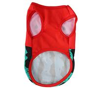 Cryfokt Summer Pet Watermelon Clothes Dog Vest Non-Sticky Lightweight Sleeveless T-Shirt Made of Soft Cotton for Puppy Vest S/M/L Pets (XL)