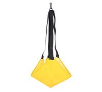 Cryfokt Swimming Resistance Harness with Pocket, Versatile and Lightweight Strength Training Belt for Swim Exercises, 100% New Nylon, Two Color Options (Large Yellow)