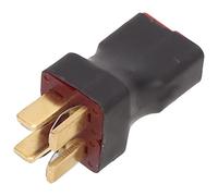 Cryfokt T Plug Parallel Adapter Durable 1 Female 2 Male Connector for RC Battery ESC and Lithium Models Compact 10g