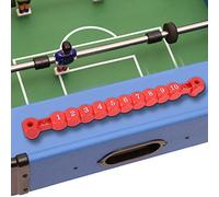 Cryfokt Table Soccer Multi Function Scoring Unit Scoreboard Mini Scoreboard for Billiard Game Red+Blue 2 Pieces for Game Room Plastic 12.1in