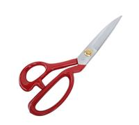 Cryfokt Tailor Scissors and Thread Snipper Ergonomic Design Rustproof Stainless Steel for Sewing Projects and Crafts 2pcs (Red Handle 9 Inch)