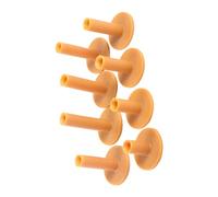 Cryfokt Tees Rubber Durable Training Aid for Driving Range Mats for Beginners 8 Pack for Course and Casual Games Fit Wood and Plastic Tee 147g