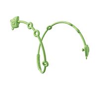 Cryfokt Teether Silicone Chain Bear Shape, Soft Chewable Adjustable Teether for Toddler, Food Grade Safety Material, 1 X (Green)