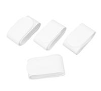 Cryfokt Tennis Racket Head Protective Tape PU Material Lightweight Frame Sticker, 4PCS, for Racquet Head Frame Protection