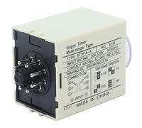 Cryfokt Time Relay Adjustable Power On Delay Timer for Industrial Appliances Durable 0.05S to 3 Minutes ST3PAA (DC24V)