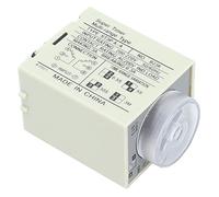 Cryfokt Time Relay Adjustable Power On Delay Timer for Industrial Appliances Durable 0.05S to 3 Minutes ST3PAA (AC220V)