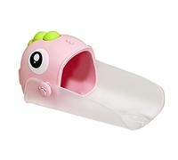 Cryfokt Toddler Faucet Extender Cute Dragon Shape Sink Spout Tub Extender for Kids Bathroom 13.5cm (Pink)