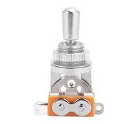 Cryfokt Toggle Pickup Elector Switch for Electric Guitar Great Use Effect Lightweight for Musicians Silver 1.8x1.3 Inch (Silver)