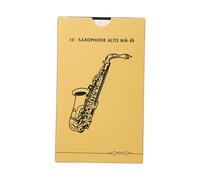 Cryfokt Traditional Alto Saxophone Reeds 10pcs, Strength 3.0 for All-Around Use, Flexible Material for Musicians (Strength 3.0)