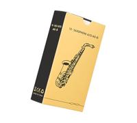 Cryfokt Traditional Alto Saxophone Reeds 10pcs, Strength 3.0 for All-Around Use, Flexible Material for Musicians (Strength 2.5)