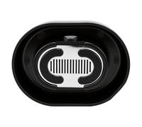 Cryfokt Travel-Friendly Beard Trimmer Cleaner, Water Saving (Black) | Manual push design, built-in hair tray, efficient water jets, compatible with all razors