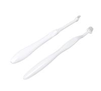Cryfokt Tufted Interdental Toothbrush Soft Brace Cleaner for Oral Health Care for Braces Implants Kids, Plastic Handle, 2Pcs Set