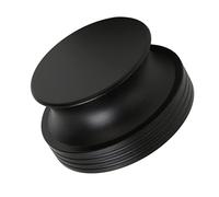 Cryfokt Turntable Clamp Black Vibration Reducer Record Weight Stabilizer Aluminum Alloy Reduce Noise for LP Turntables