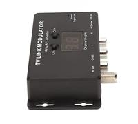 Cryfokt TV Link Modulator AV to RF Converter Reduce Interference Stable Small, Compatible Use for Home Use, Premium Image Quality