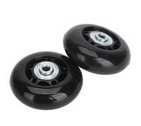 Cryfokt Universal Suitcase Wheels Repair Kit Easy Replacement for Convenient Travel for Wanderlust 2 Pieces (64x24mm / 2.5x0.9in)