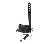 Cryfokt Universal USB Handbrake Durable 64 Bit PC Gaming Peripherals for T500 SIM Racing Games, Aluminium Alloy