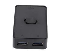 Cryfokt USB 3.0 Switch Selector, Effortless Toggling Between 2 Computers High Speed Data Transfer USB Switch 2 Computers, Sharing with Seamless Printer Sharing for PC
