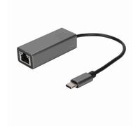 Cryfokt USB C Ethernet Adapter Stable Transmission 100 MB/1000 MB for Pro S9 Switch Ethernet Adapter for Computer Accessories Aluminum Alloy RJ45 (100 trillion)