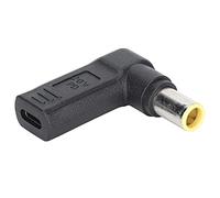 Cryfokt USB C to DC Adapter Male Plug, Right Angle PD Charger for Convenient Laptop Use, Compact and Portable Design, 1 Piece