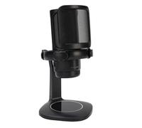 Cryfokt USB Condenser Microphone Instant Mute Function for Podcasting, Video Calls Ideal for Content Creators ABS Pattern: Cardioid