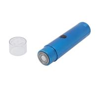 Cryfokt USB Rechargeable Electric Mini Clipper Small and Lightweight Beard Cutter Hair Grooming Trimmer for Daily Use Ideal for Various Facial Hair Types ABS+Stainless Steel+Non Woven Fabric (Blue)