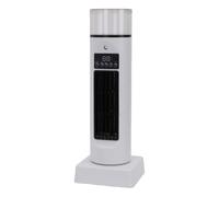 Cryfokt USB Tower Fan with 100ml Humidifier, 6 Speed Quiet Bladeless Desk Fan, Touch Control Oscillating for Bedroom Office Tent