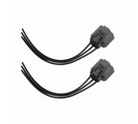 Cryfokt Vehicle Speed Sensor Connector, Durable and Convenient VSS Connection Harness for Prelude Del Sol Fit for Acura, ABS Material, 2 Pack
