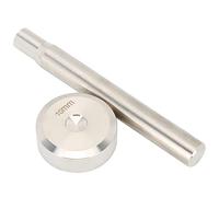 Cryfokt Versatile 10mm Rivet Punch with Setter Base, Efficient Leather Rivet Installation Tool for Craftsmen and Hobbyists, Stainless Steel, Includes Base and Mounting Rod