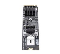 Cryfokt Versatile Type E NVMe Adapter Card with Heatsink for Efficient Data Migration and Upgrading Storage