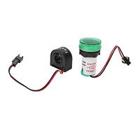 Cryfokt Voltage Current Meter, Reliable ABS Construction, Dual Display for Electrical Use, 0-100A Current, AC50-500V Range (Green)
