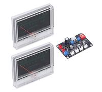 Cryfokt VU Meter High Precise Backlit Power Amplifier DB Meter for DIY, Easy Wiring for Recording Engineer, ABS PCB Material