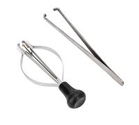 Cryfokt Watch Hand Remover Presser Kit Durable Precision Tool for Watchmakers Watch Repairing Tool for Removing Hand for Repair Workers 2pcs A Style + B Style