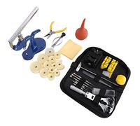 Cryfokt Watch Press Machine Professional Watch Repairing Kit with Multiple Accessories for Back Cover Pry for Watchmakers and Enthusiasts Metal + Plastic