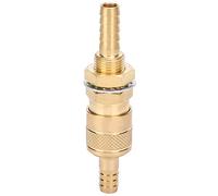 Cryfokt Water Cooled Quick Connector Fitting for MIG TIG Welder Torch, Durable Brass Adapter Set for Inner Diameter M8 Hose, for Welding Enthusiasts (Yellow)