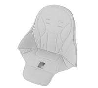 Cryfokt Water Resistant High Chair Pad Soft PU Leather Cushion Insert for Babies Perfect Fit for Most High Chairs Versatile Comfort for Kids (Light Gray)
