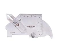 Cryfokt Welding Undercut Gague MG-8B Bridge Cam Welding for Fillet Leg Measurement Welders Stainless Steel Inches/mm