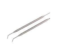 Cryfokt Wimp Lift Permanent Tools, Comfortable Grip Lash Separator Tint Tools Double End Tail Comb Stainless Steel for Eyelash Extension (Silver)