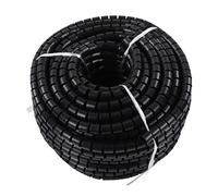 Cryfokt Wire Winding Tube Cable Manager and Alkali Resistant for Computer and Power Cables 1 Unit Black (Dia 28mm 40m)