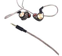 Cryfokt Wired Dynamic Earphone with Heavy Bass and Inline Control for Comfortable Listening Experience Black